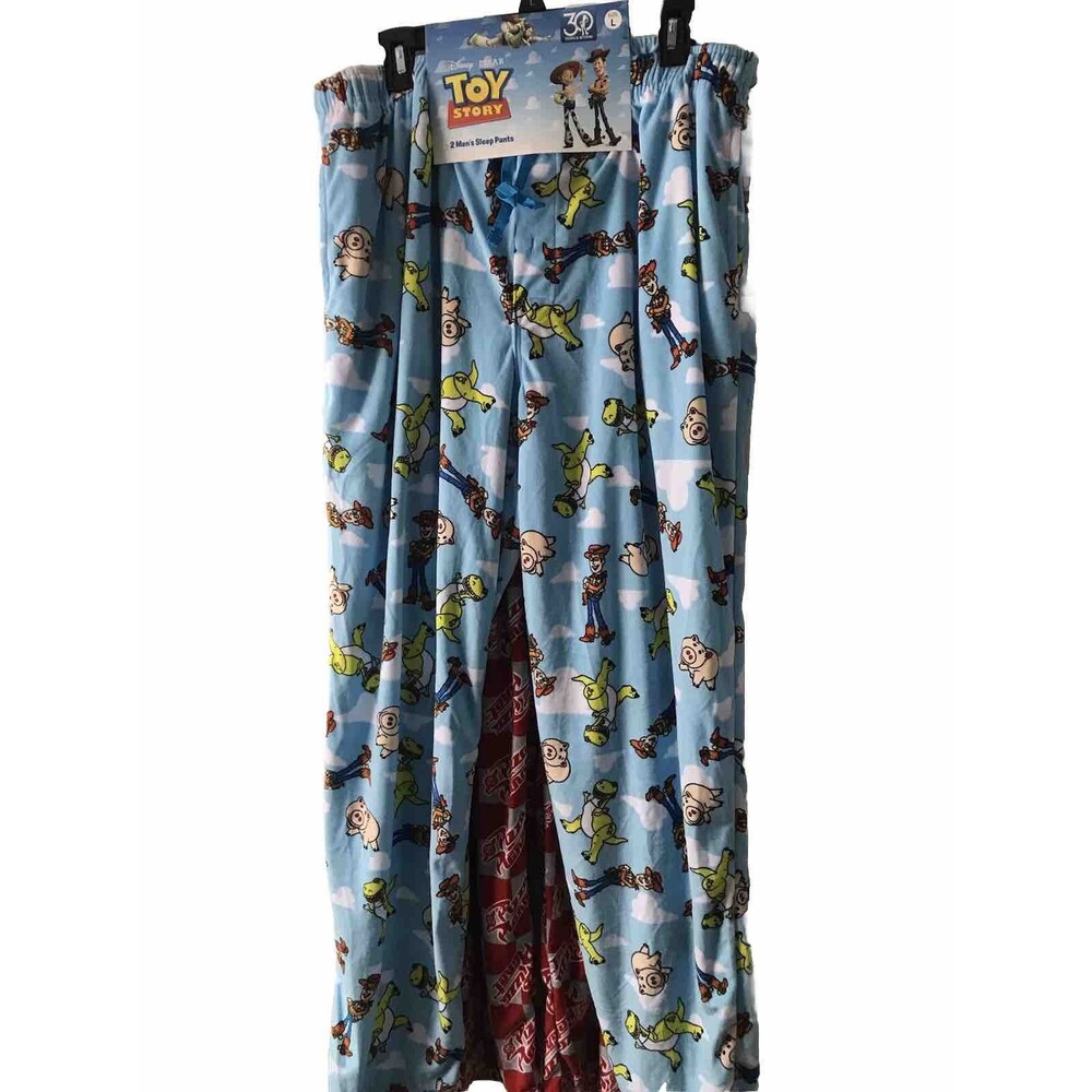 Disney Toy Story Men’s Pajamas Pants Pack Of 2 Multicolor Size L